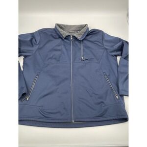 Swiss Tech Performance Gear Dark Blue Jacket W/ Hand Warming Pockets 2XL (50-52)